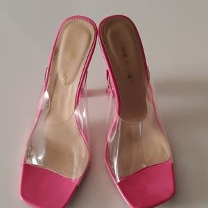 Pink Patent stiletto Heel